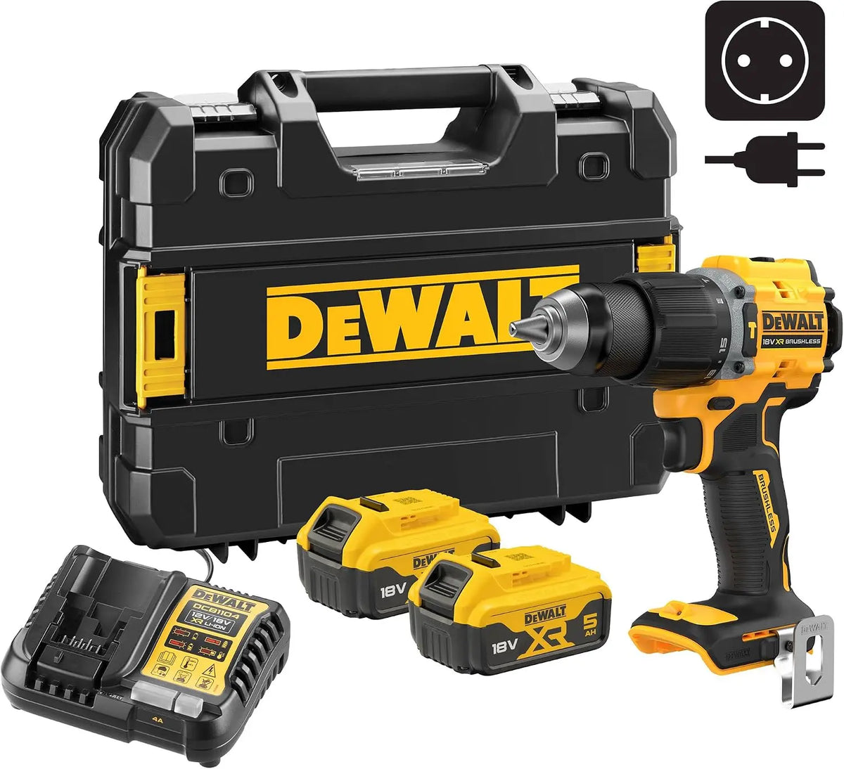 DeWalt Akku-Bohrschrauber DCD799P2T 18 V 5Ah
