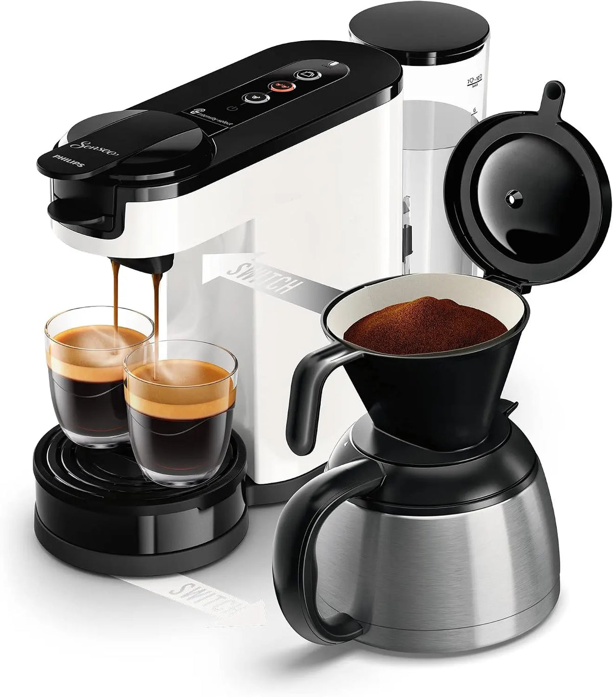 Philips Kaffeemaschine HD6592 1 l Weiß