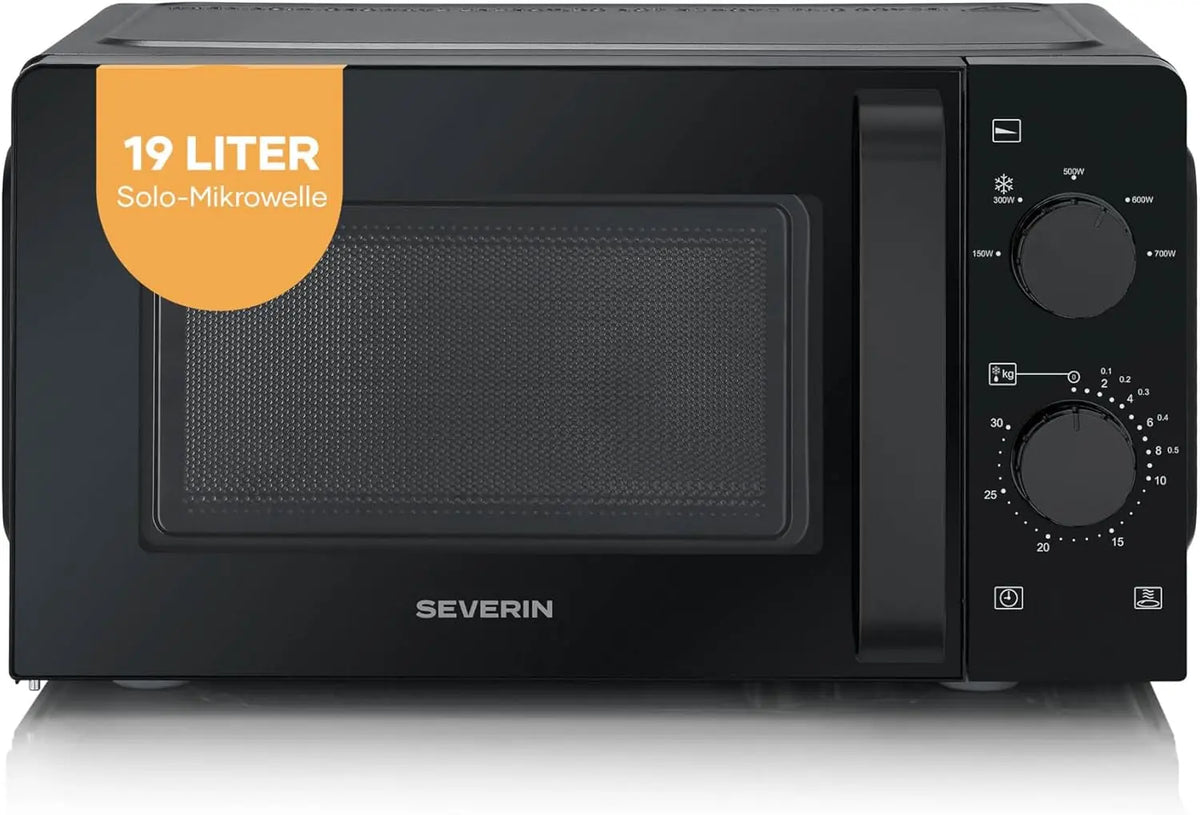 Severin Mikrowelle 700W 19L Schwarz