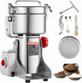 VEVOR Getreidemühle 3000 W mit Edelstahl Silber
