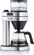 Severin Kaffeemaschine mit Timer und Edelstahl Schwarz
