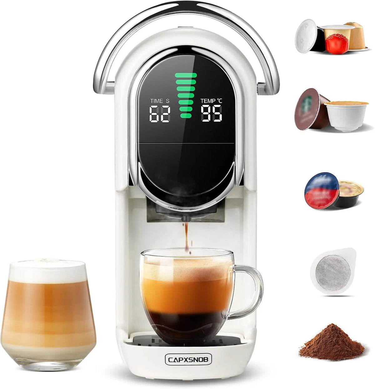 Kaffeemaschine 1450 W 44 mm mit Display
