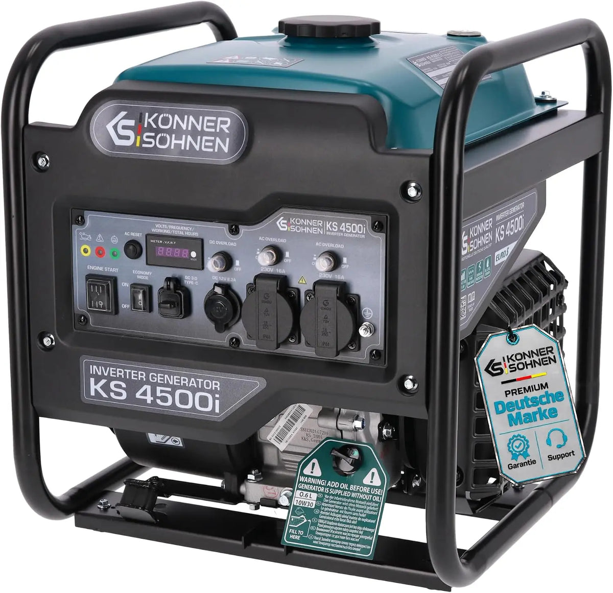 Inverter-Stromerzeuger 4500W für Haushalt und Alltag