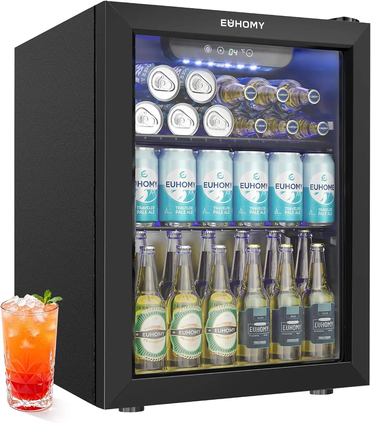 Kühlschrank 48L mit Display für Haushalt und Alltag