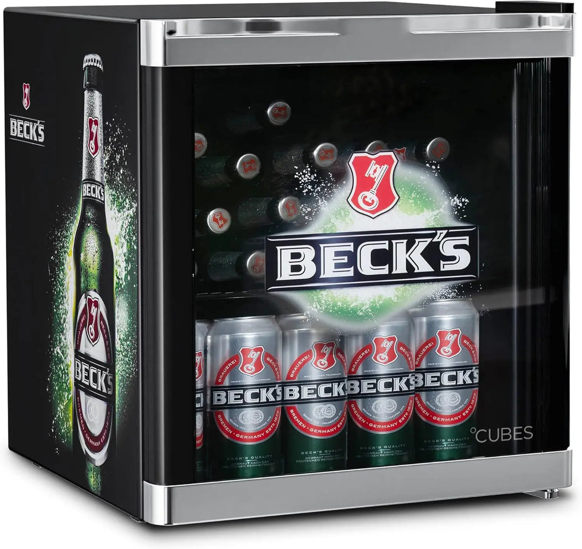 Kühlschrank 48L Schwarz für Haushalt und Alltag