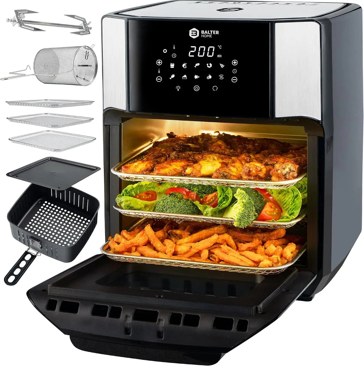 Heißluftfritteuse HL-1200 12 Liter