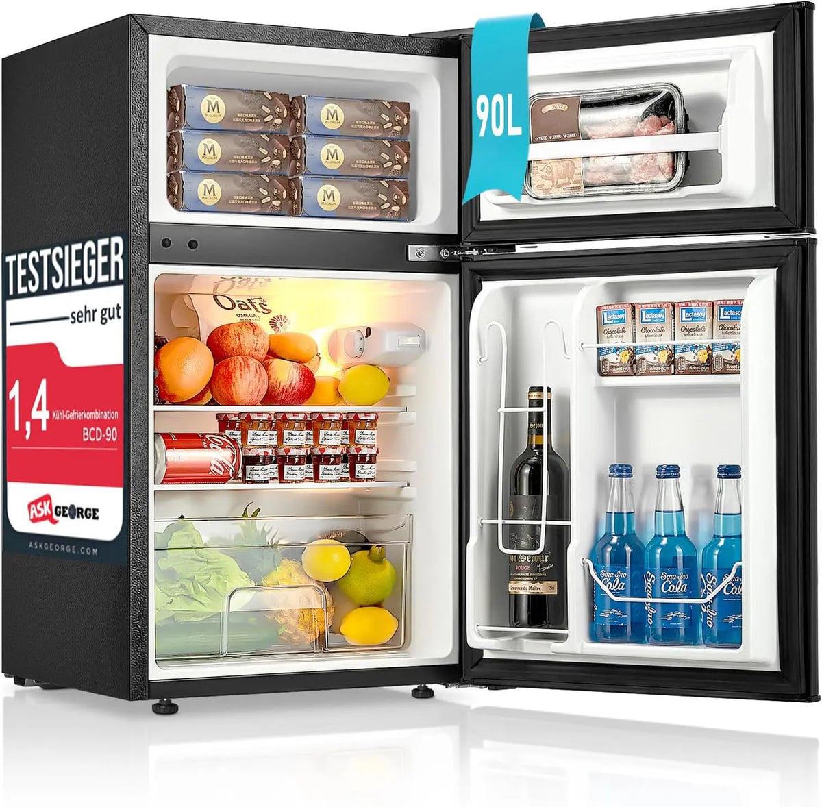 Kühlschrank 90L für Haushalt und Alltag