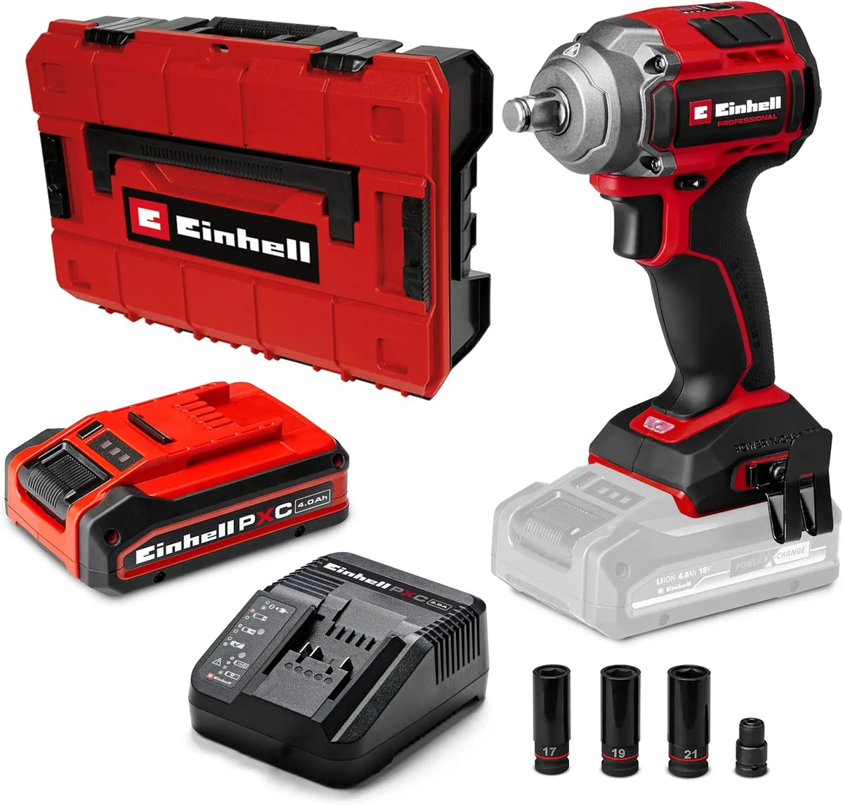 Einhell Akku-Drehschlagschrauber 18 V 4,0 Ah