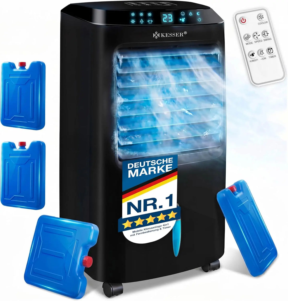 Klimaanlage 10L 4in1 mit Fernbedienung und Timer