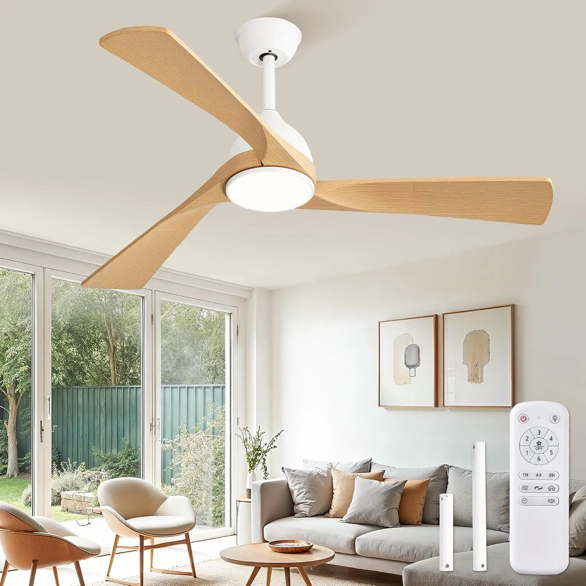 Ventilator 132 cm mit Fernbedienung und Timer