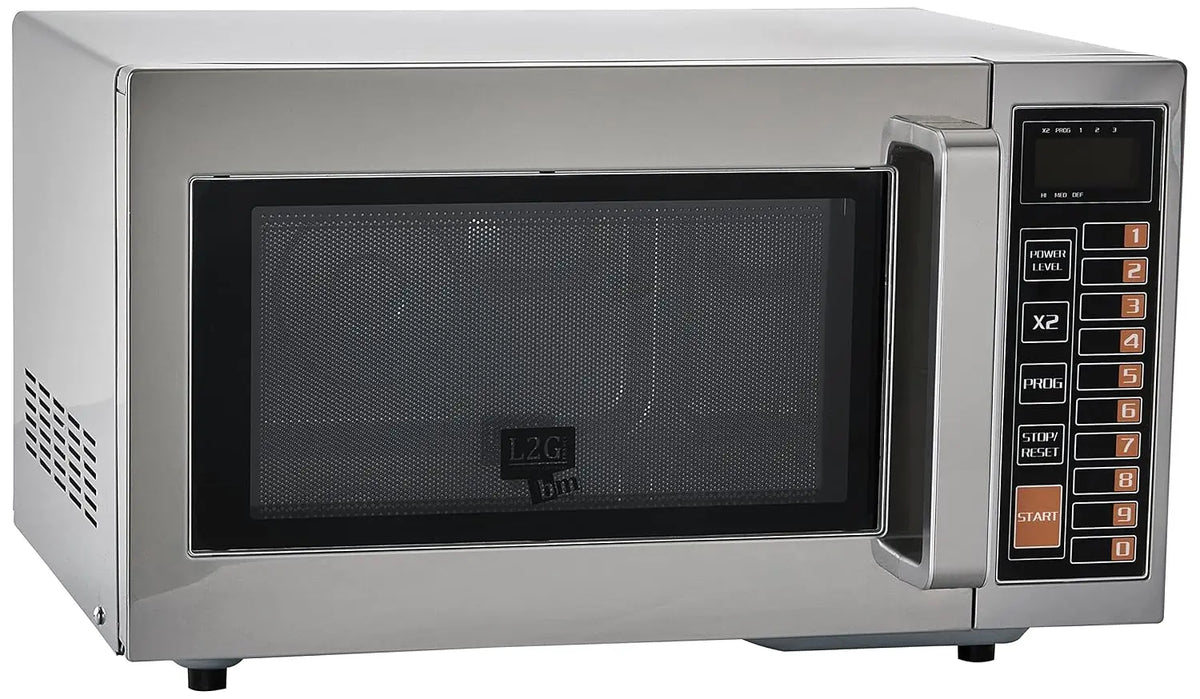 Mikrowelle MWO25P 230 V 1000 W 25 L mit Edelstahl Silber
