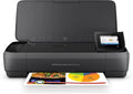 HP OfficeJet 250 mobiler Multifunktionsdrucker (Drucker Scanner, Kopierer, WLAN, ePrint, WiFi Direct, USB, 4800 x 1200 DPI) schwarz Schwarz