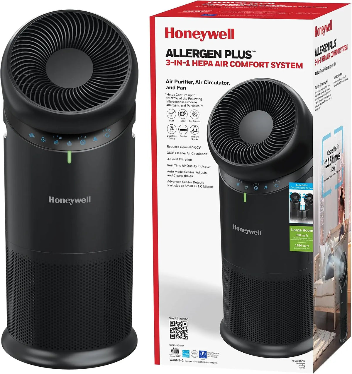 Ventilator HPA6000 für Haushalt und Alltag