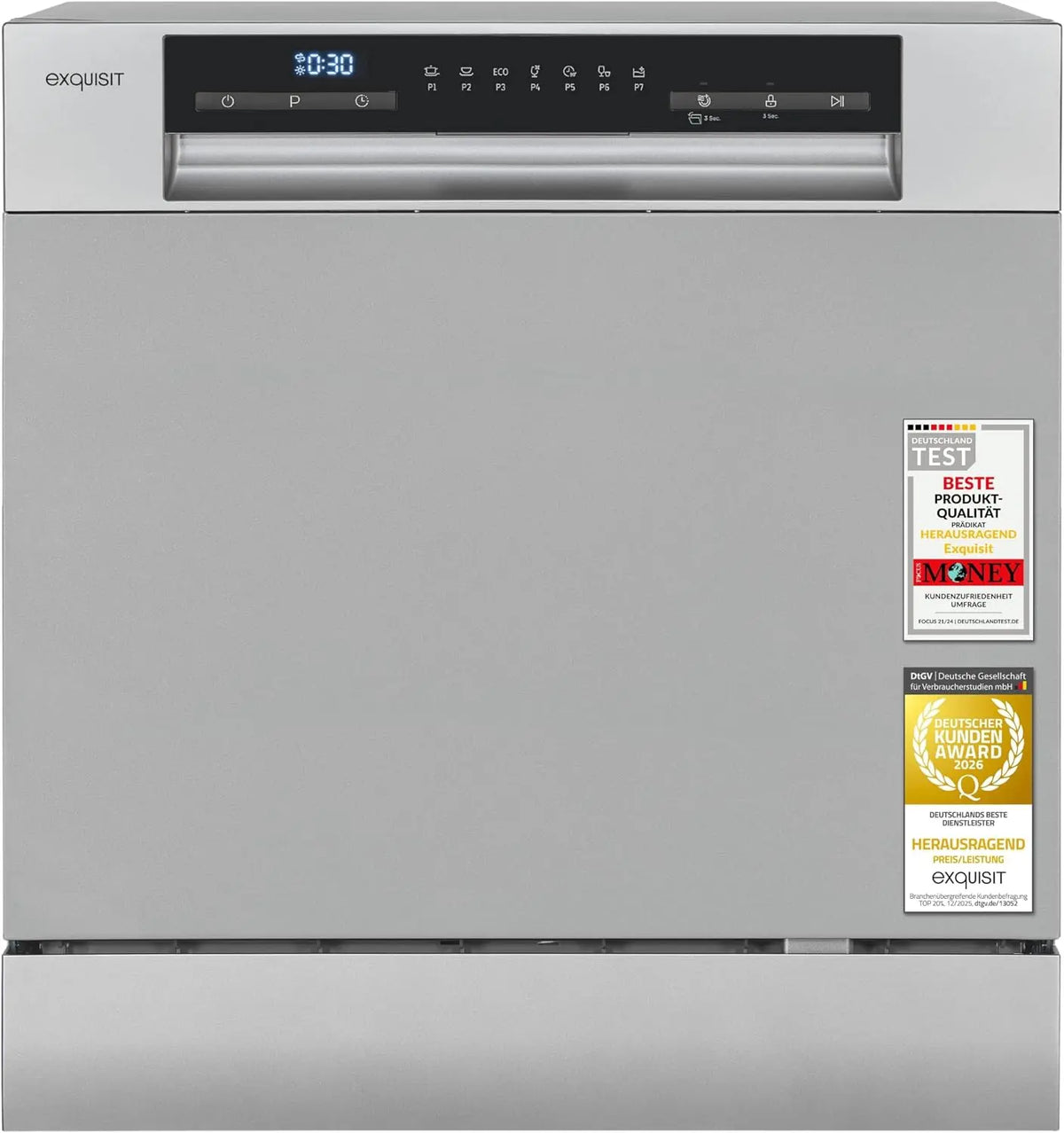 Geschirrspüler GSP5508 55 cm Silber