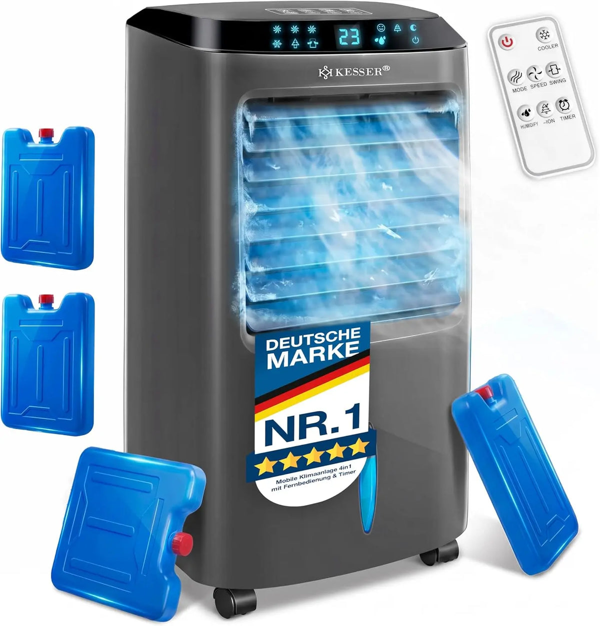 Klimaanlage 10L 4in1 mit Fernbedienung und Timer
