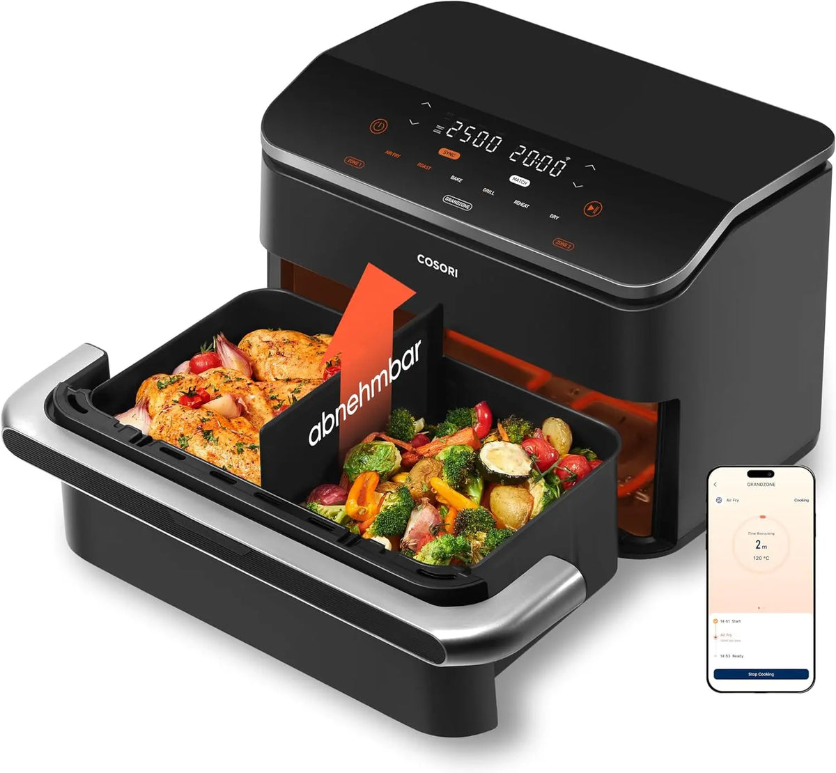 Heißluftfritteuse 10L für Haushalt und Alltag