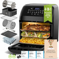 Heißluftfritteuse 1800W 12L für Haushalt und Alltag