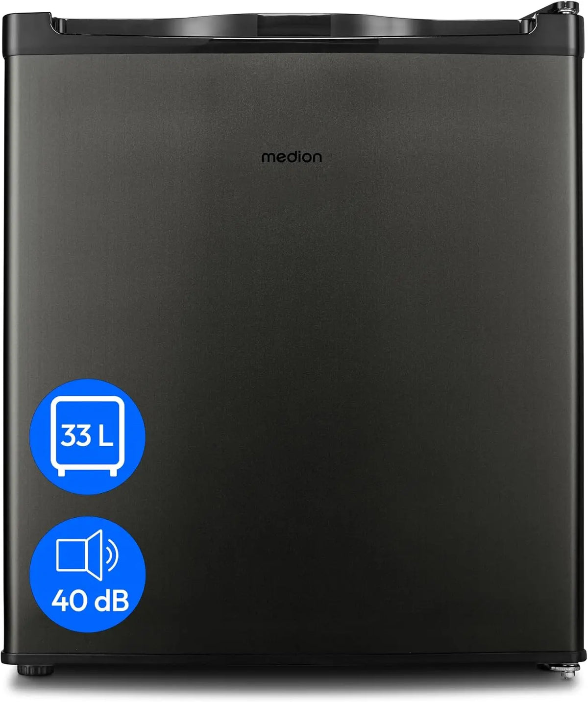 Medion Gefrierschrank MD37675 33 Liter 51cm Grau