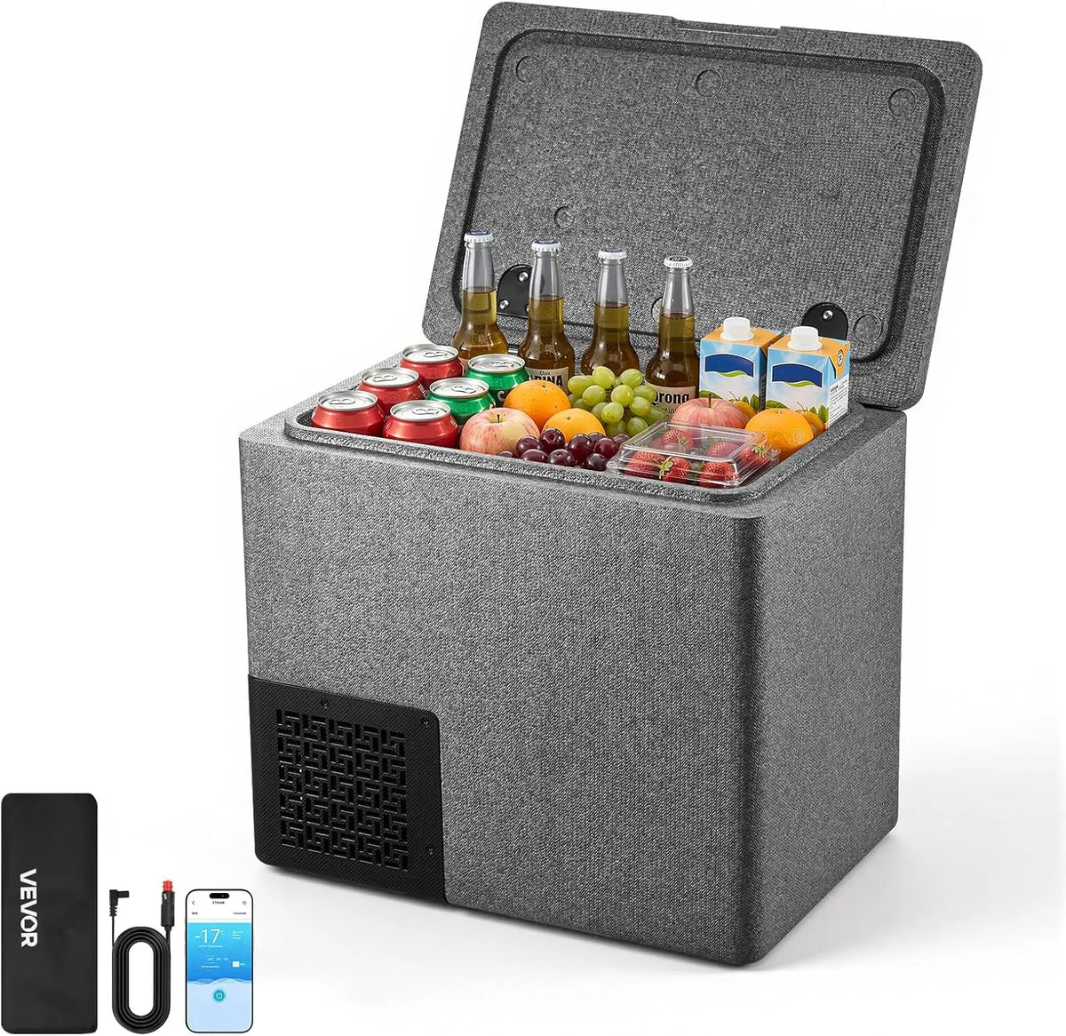 VEVOR Kühlschrank 12 V 20 L für Haushalt und Alltag