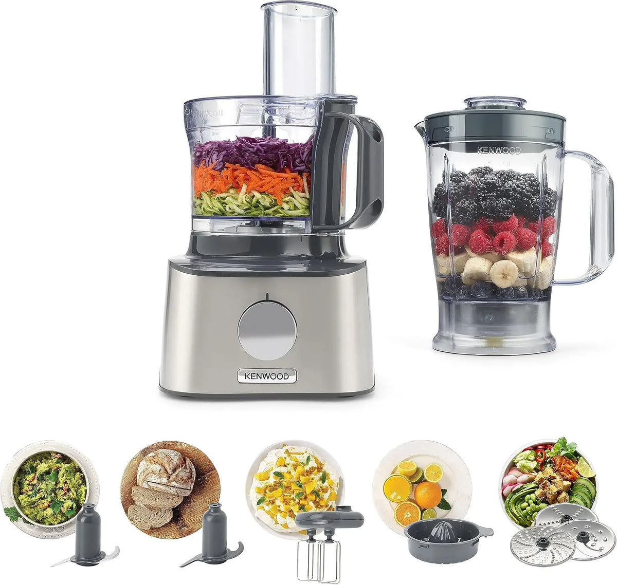 Küchenmaschine 800W 2,1L für Haushalt und Alltag