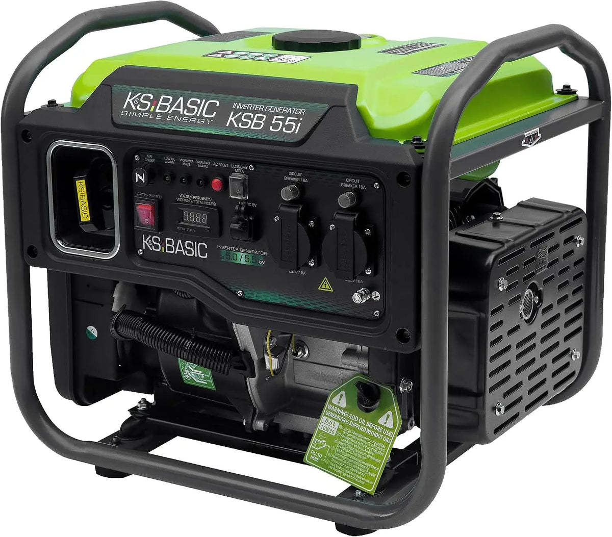 Inverter-Stromerzeuger 5000 W für Haushalt und Alltag