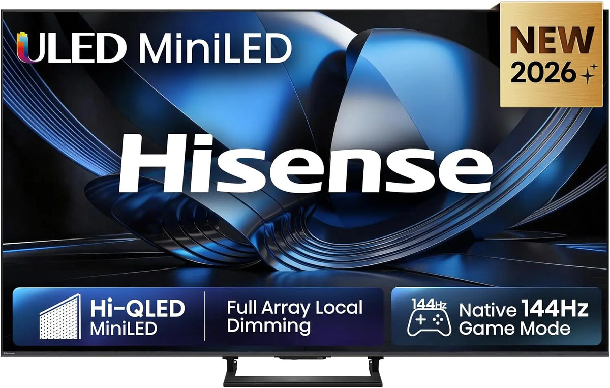 Hisense 75U7DSE Fernseher 75 Zoll, 4K UHD, Hi-QLED Mini LED, Smart TV, 144Hz, Hi-View AI Engine, IMAX Enhanced, AI Lichtsensor, Dolby...