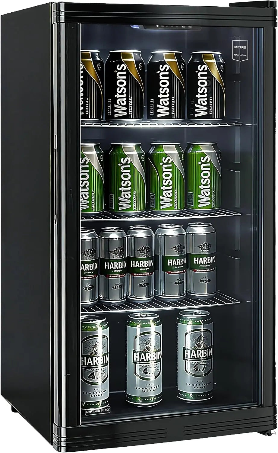 Kühlschrank GPC2088 88 L mit Edelstahl Silber