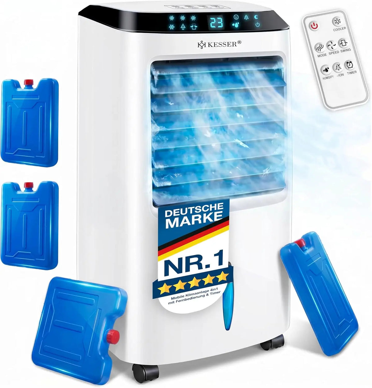 Klimaanlage 10L 4in1 mit Fernbedienung und Timer