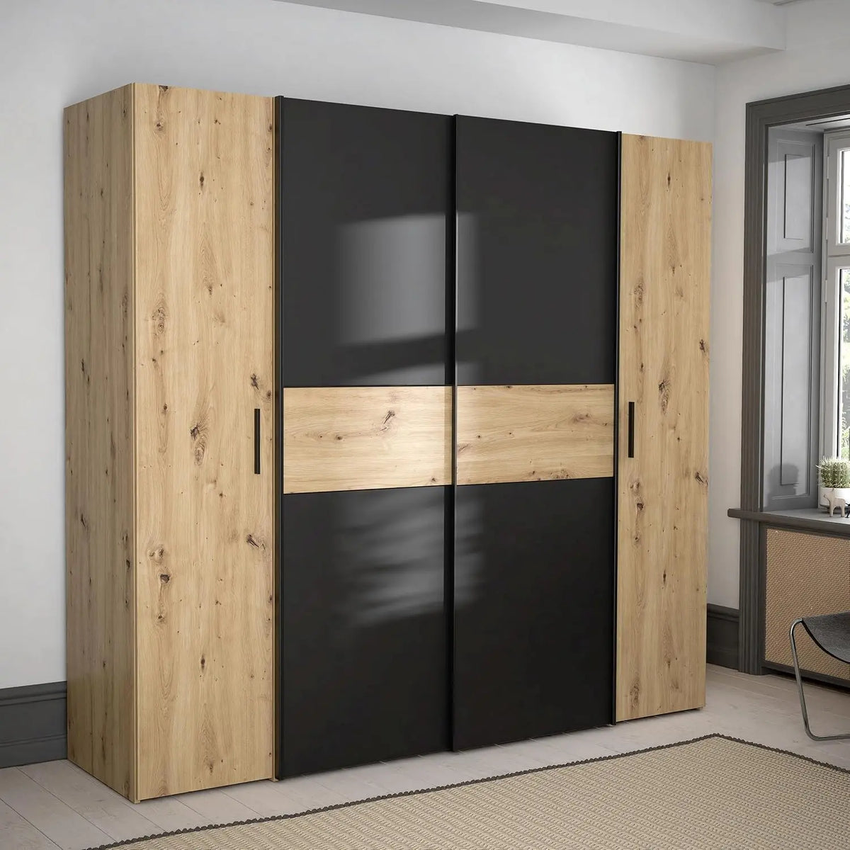 Möbel 200,1 cm Schwarz für Haushalt und Alltag